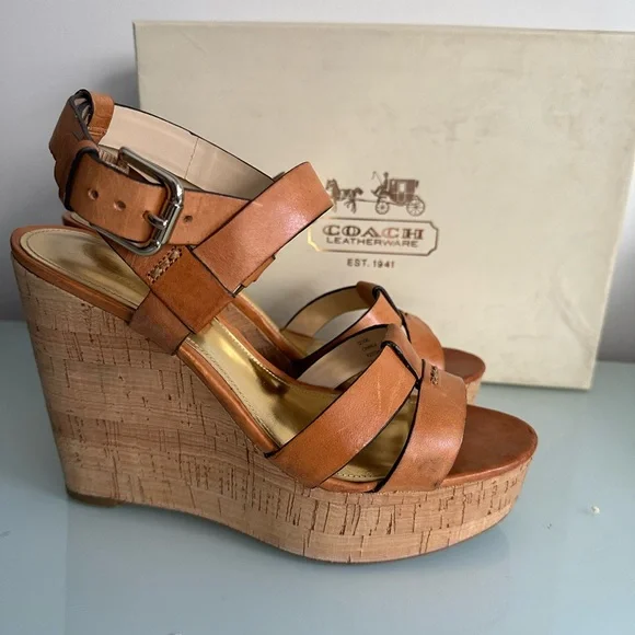 Coach Wedge shoes 7.5 - Picture 4 of 10